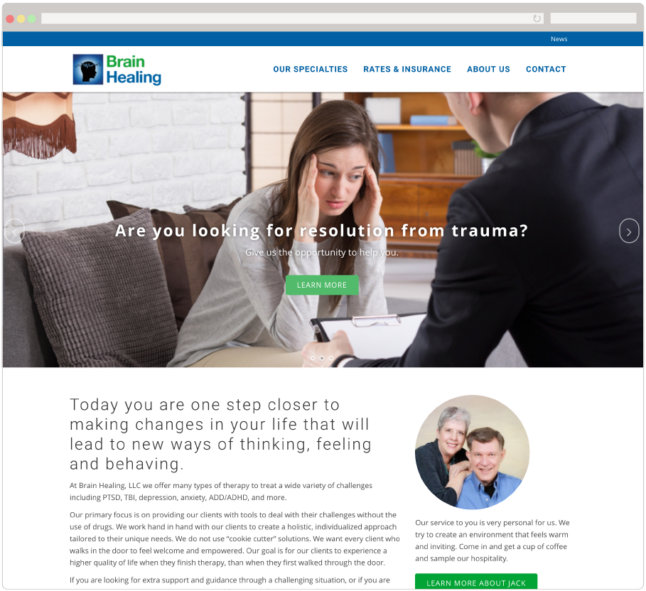 Brain Healing Home Page