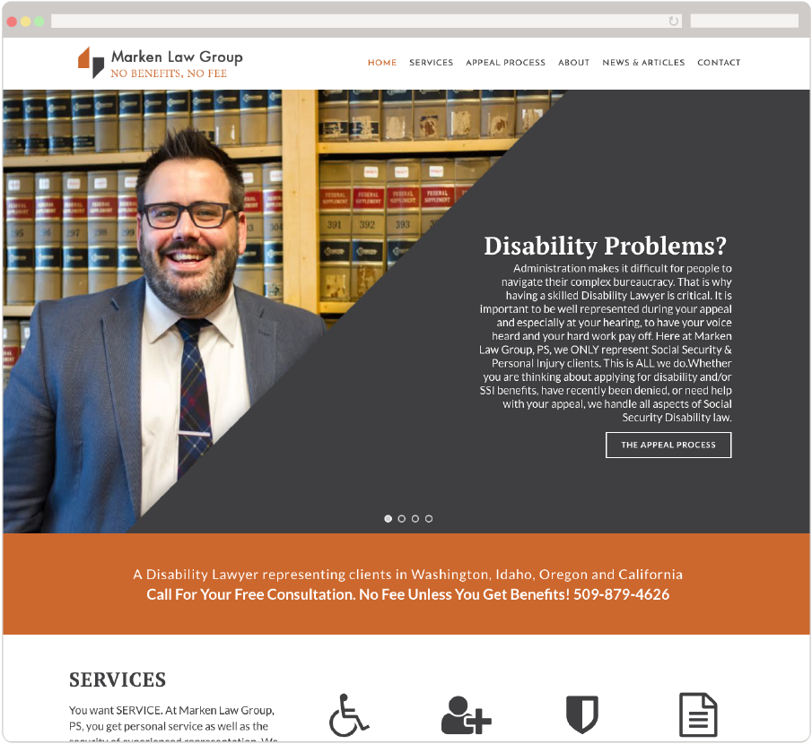 Marken Law Group Website