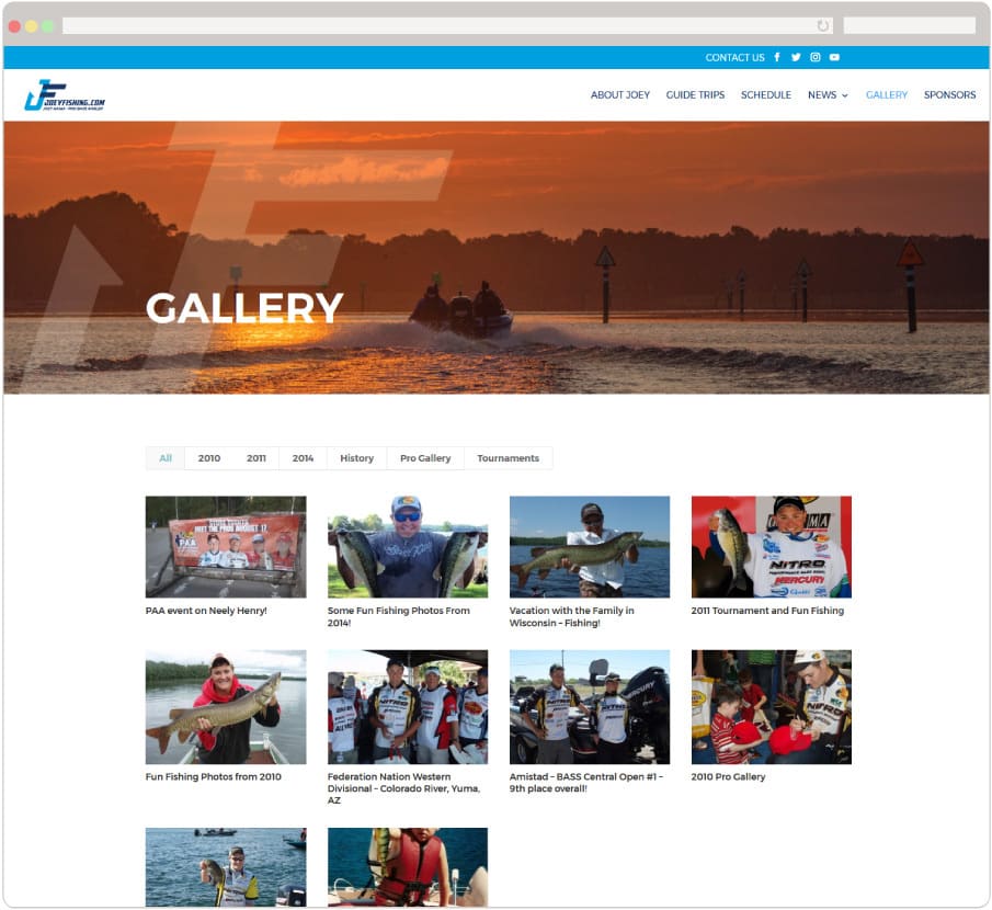 Gallery of Photos for Pro Bass Fisherman Joey Nania
