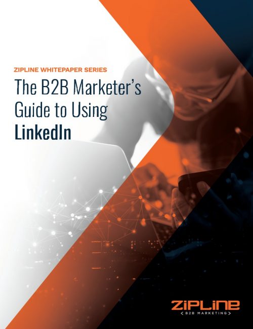 The B2B Marketer’s Guide to Using LinkedIn pdf cover.